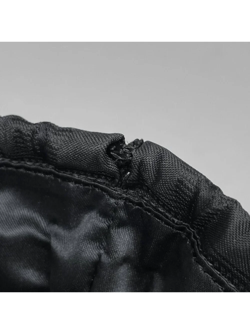 Chanel Makeup Pouch New Travel Line Drawstring Nylon Jacquard Black